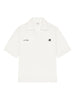 Polo con logo in bianco Courrèges - donna
