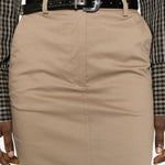 Gonna midi Donna a matita in marrone the latest - donna 