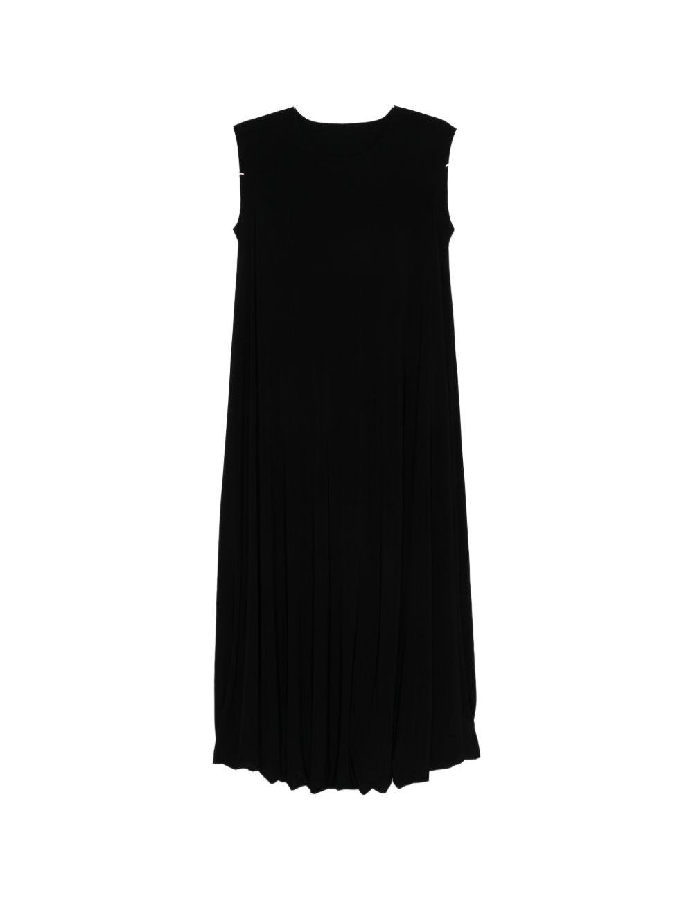 Abito midi senza maniche in nero Norma kamali - donna 