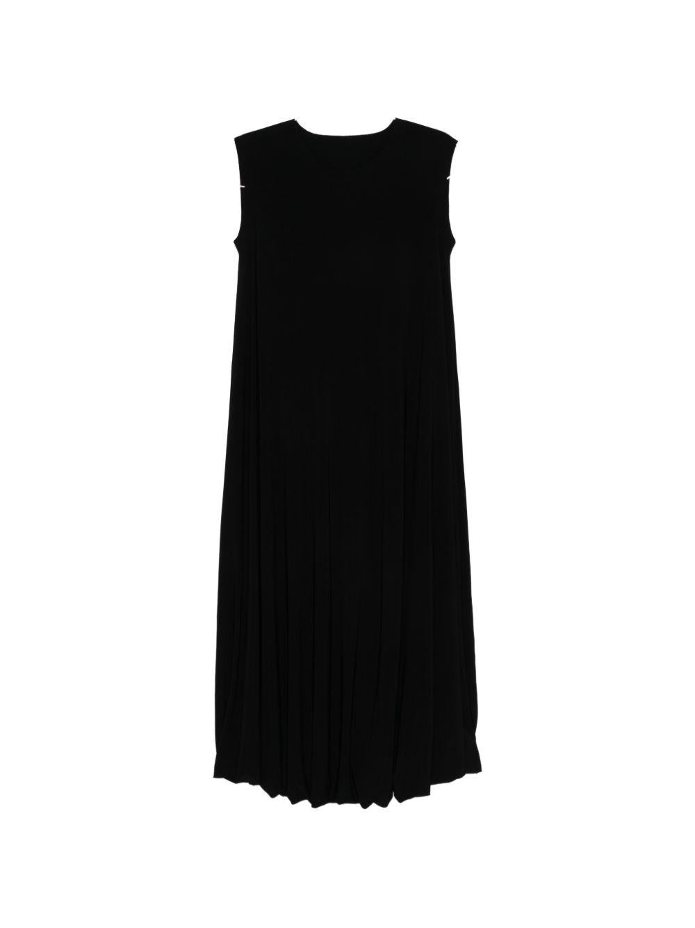 Abito midi senza maniche in nero Norma kamali - donna 