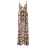 Abito maxi con motivo a zigzag multicolore Missoni - donna 