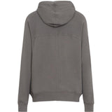 Felpa con zip in grigio Rick owens - uomo 