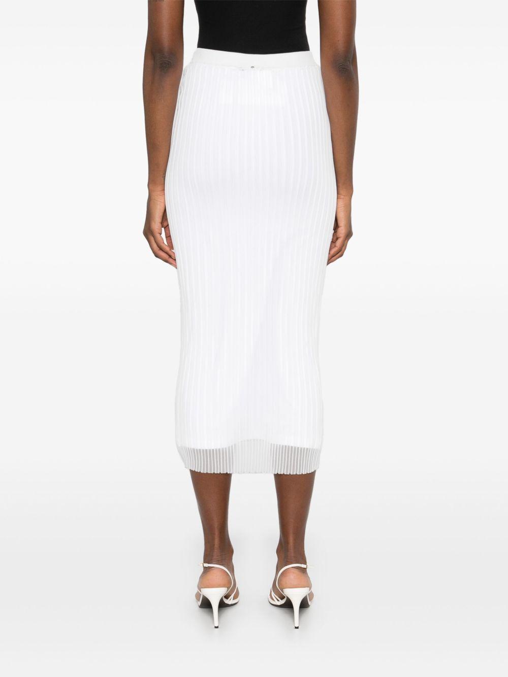 Gonna midi a matita album in bianco Maxmara - donna 