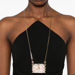Collana con borsa baby anice in rosa Rosantica - donna 