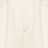 Shorts con bottone in bianco Laneus - uomo 