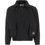 Giacca con cappuccio in nero And wander - uomo 