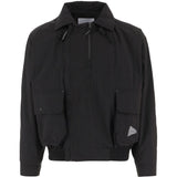 Giacca con cappuccio in nero And wander - uomo 