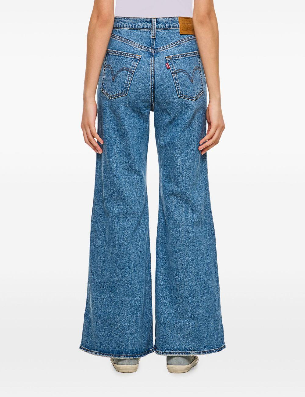 Jeans dritti in misto cotone in azzurro Levi's - donna 