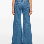 Jeans dritti in misto cotone in azzurro Levi's - donna 