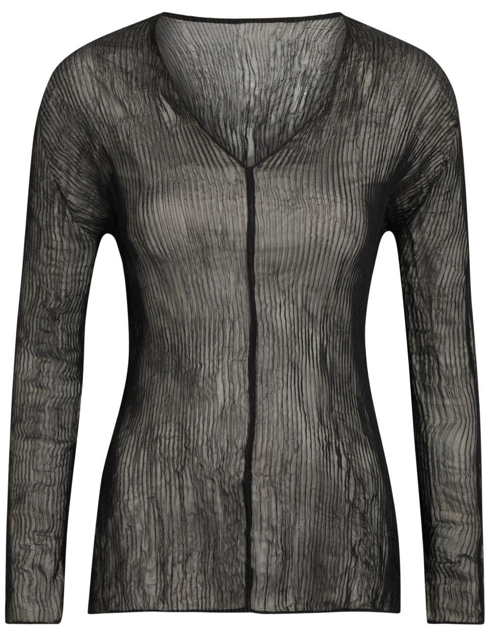 Top effetto plisse in nero Issey miyake  - donna 