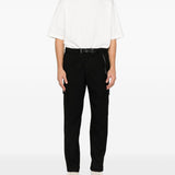 Pantaloni cargo con tasche in nero Whitesand - uomo 