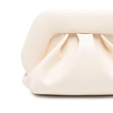 Clutch bios piccola in avorio Themoirè - donna 
