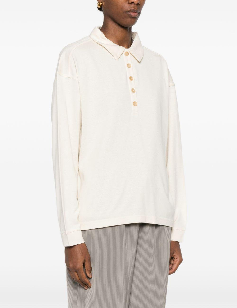 Polo Faithful in bianco Khaite - donna 