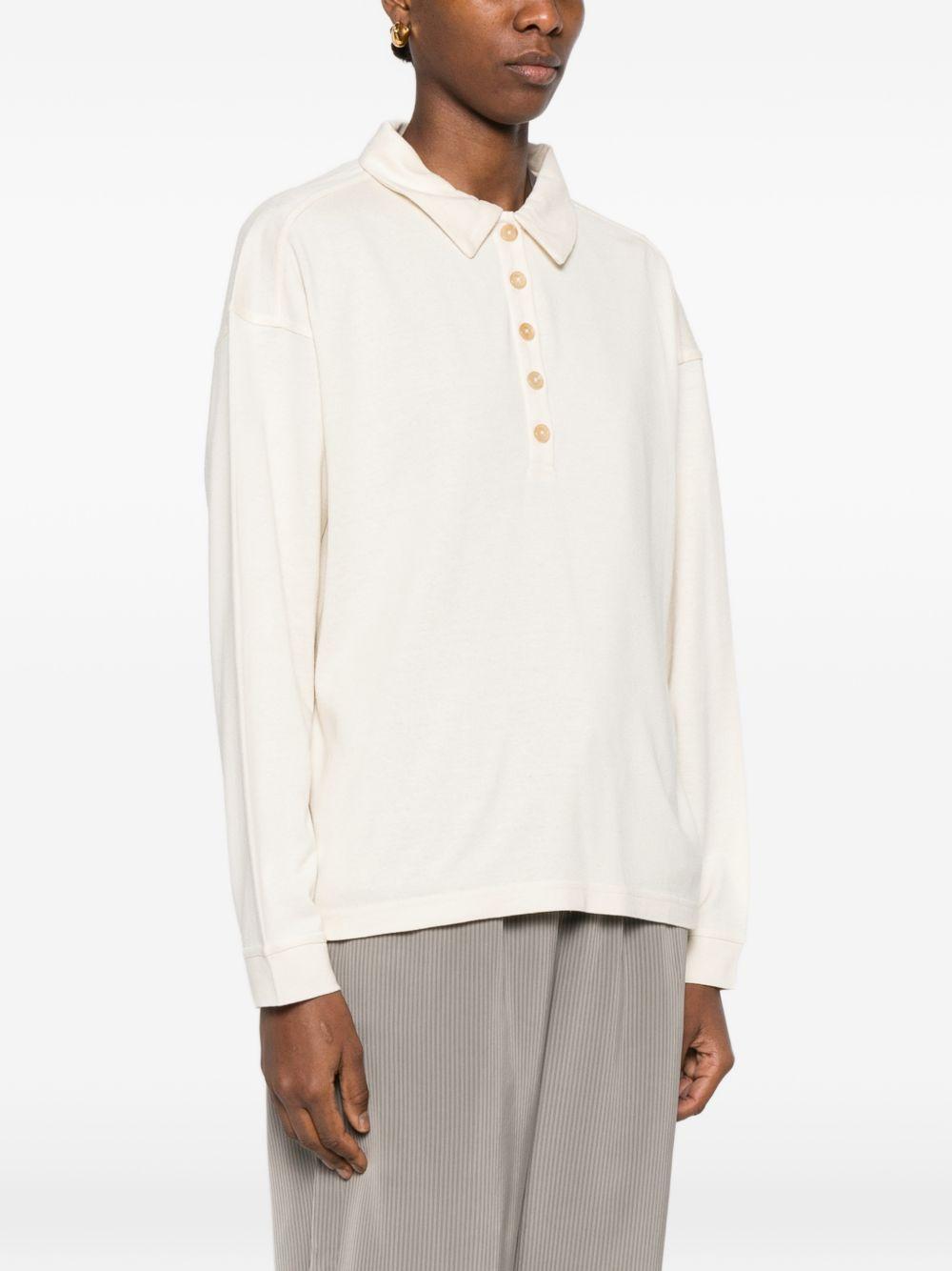 Polo Faithful in bianco Khaite - donna 