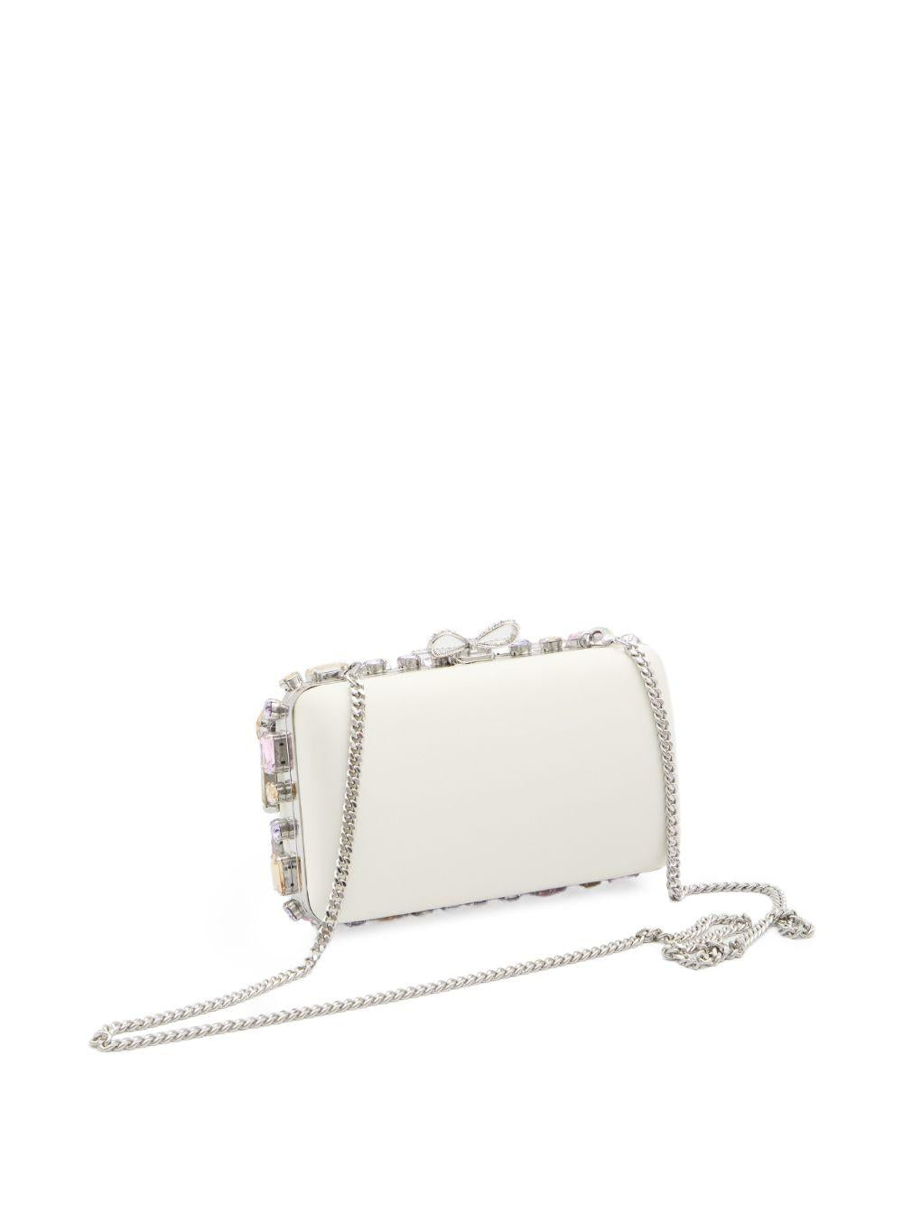 Clutch con cristalli in multicolor Self-Portrait - donna 