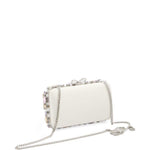 Clutch con cristalli in multicolor Self-Portrait - donna 
