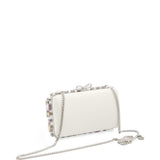 Clutch con cristalli in multicolor Self-Portrait - donna 