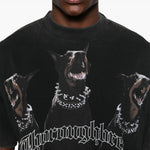 T-shirt Thoroughbred in nero Represent - uomo 