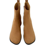 Stivaletti Kora con tacco largo in beige Camper - donna 