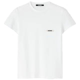 T-shirt con logo in bianco Jacquemus - donna 