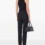 Pantaloni Mahoney con cintura in nero Loulou de saison - donna 