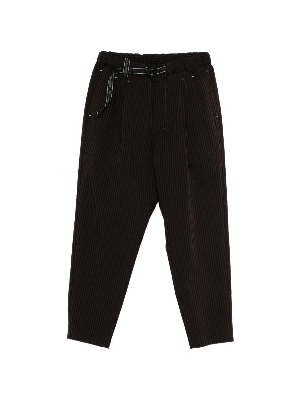 Pantaloni a righe in marrone and Wander - uomo 