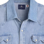 Giacca Sawtooth in blu Levi's blue tab - uomo 