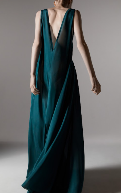 Abito da sera angelina in verde Temily - donna 