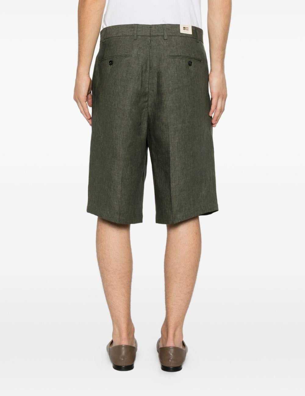 Pantaloncini con dettagli a pieghe in grigio Briglia 1949 - uomo 