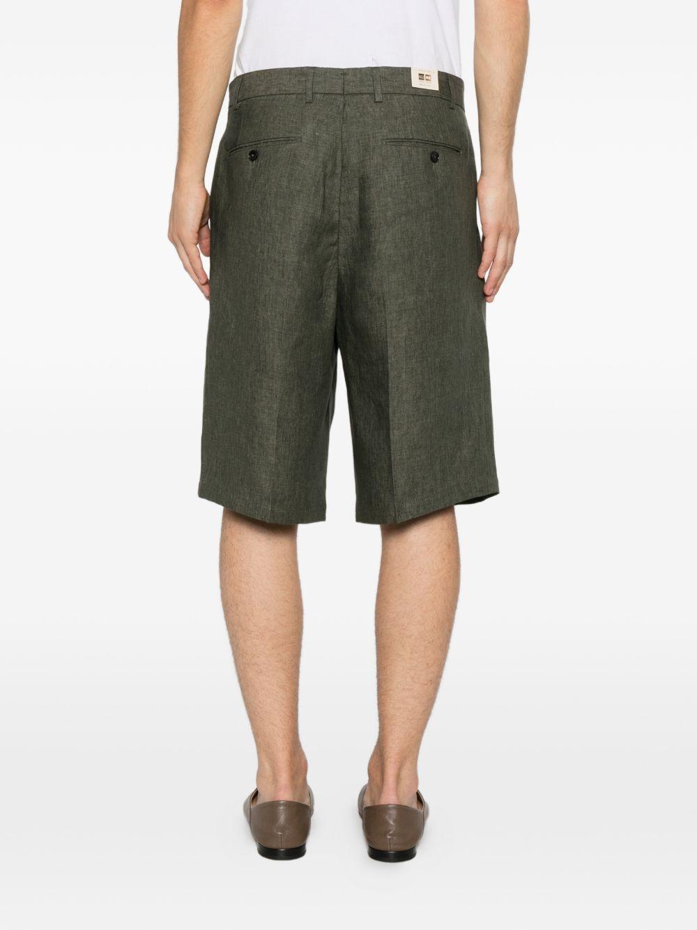Pantaloncini con dettagli a pieghe in grigio Briglia 1949 - uomo 
