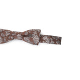 Papillon stampato in marrone Dries Van Noten - uomo 
