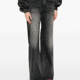 Jeans con design a inserti in nero R13 - donna 