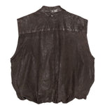 Gilet con zip in marrone Salvatore santoro - donna 