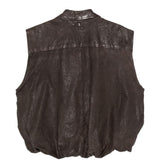 Gilet con zip in marrone Salvatore santoro - donna 
