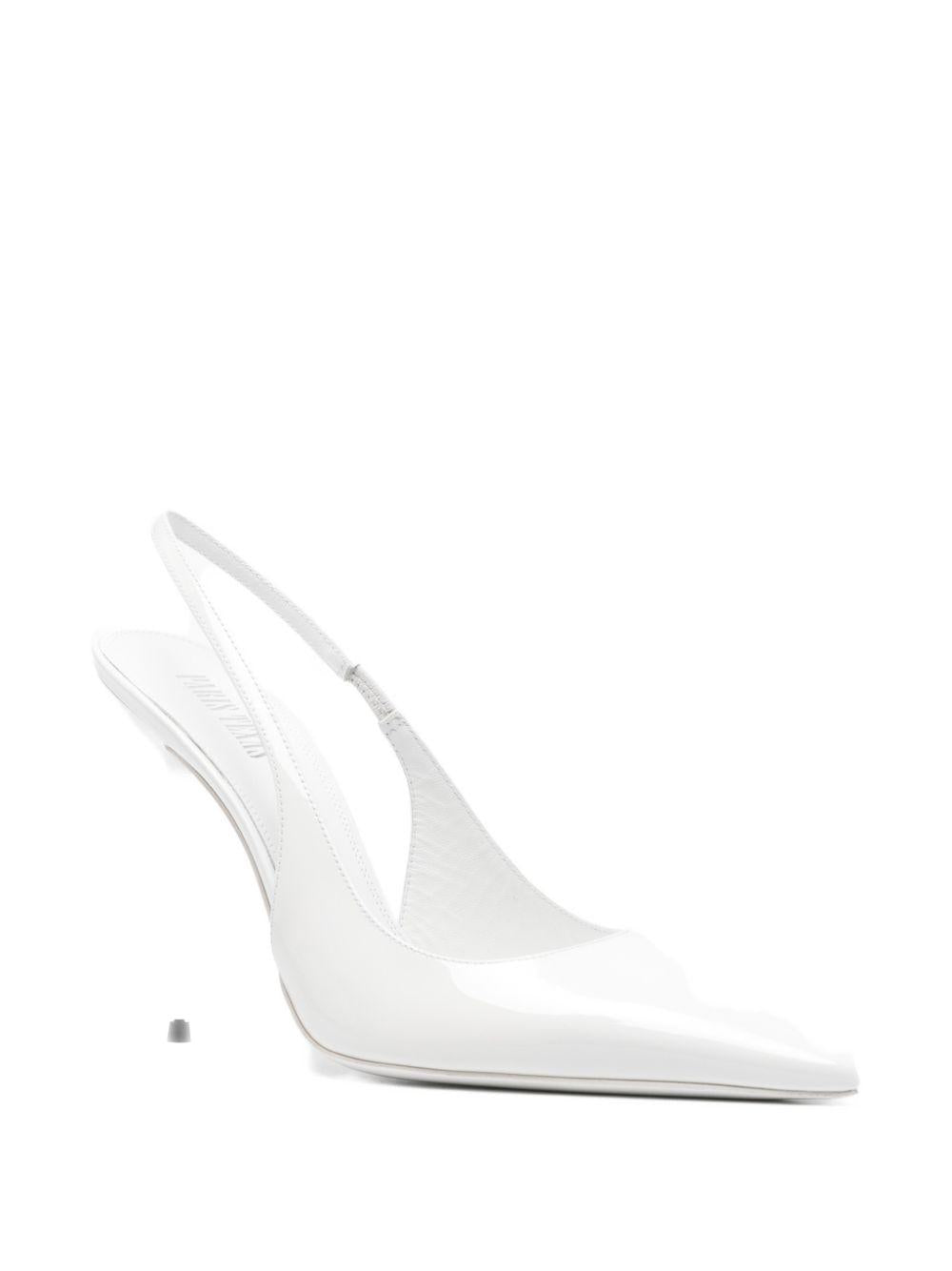 Decollete con cinturino lidia in bianco Paris texas - donna 