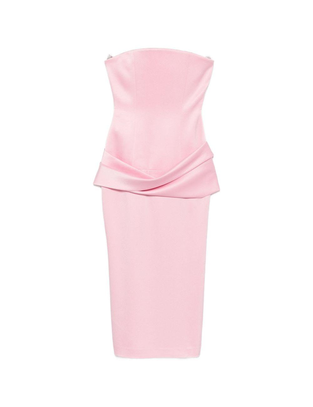 Abito midi avvitato in rosa Alex Perry - donna 