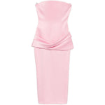 Abito midi avvitato in rosa Alex Perry - donna 