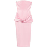 Abito midi avvitato in rosa Alex Perry - donna 