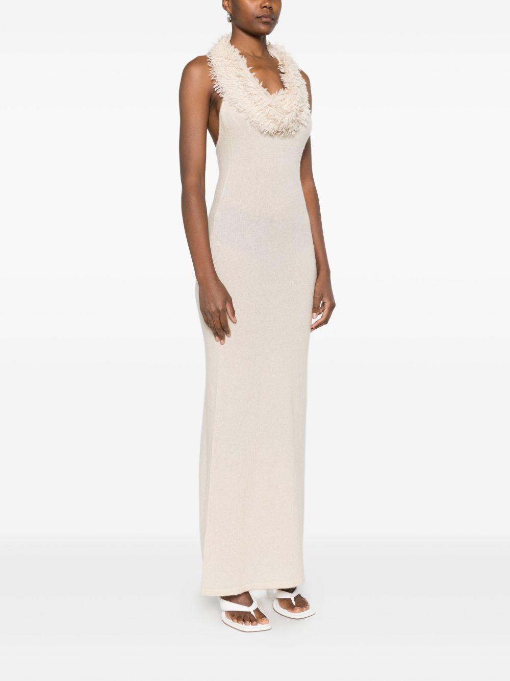 Abito lungo Wren in avorio Aya Muse - donna 