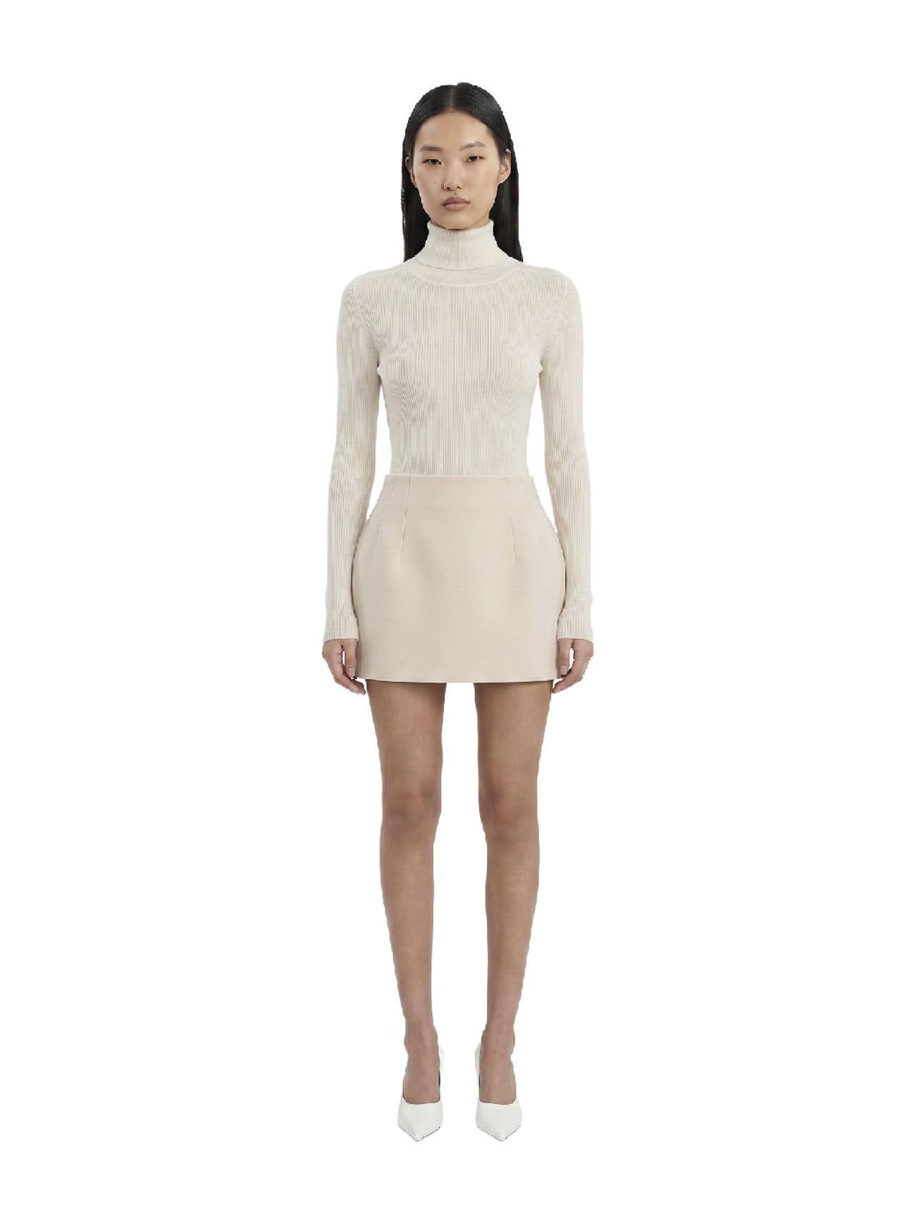 Minigonna new contour in bianco Wardrobe NYC - donna 