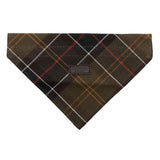 Bandana con applicazione per cani in verde Barbour - cane 