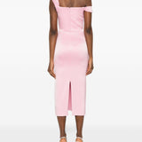 Abito satinato monospalla in rosa Alex perry - donna 