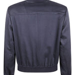 Bomber in cashmere blu Brunello Cucinelli - uomo 