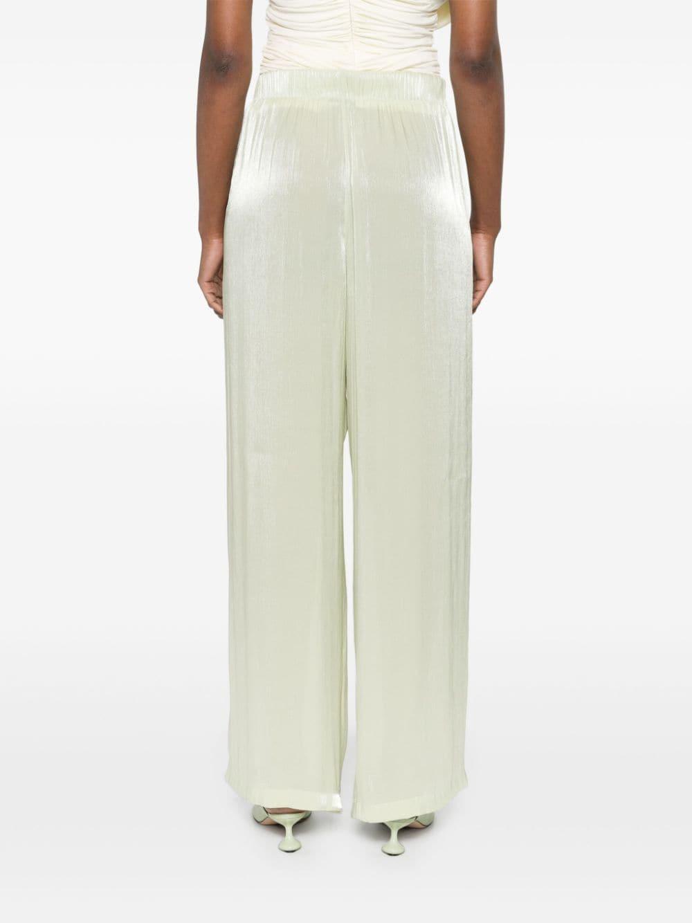 Pantaloni a gamba dritta con finitura satinata Simkhai - donna 