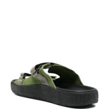 Ciabatte in camoscio in nero Veja - uomo 