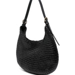 Borsa a spalla Luna Mezza in nero Dragon Diffusion - donna 