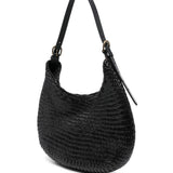 Borsa a spalla Luna Mezza in nero Dragon Diffusion - donna 