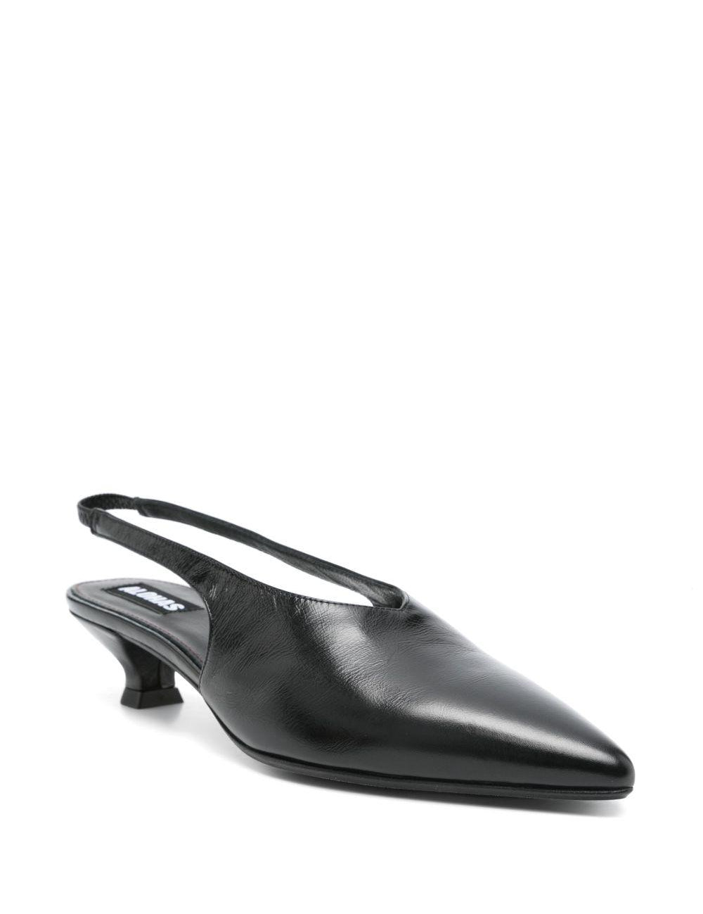 Decollete in pelle eros  in nero Alohas - donna 