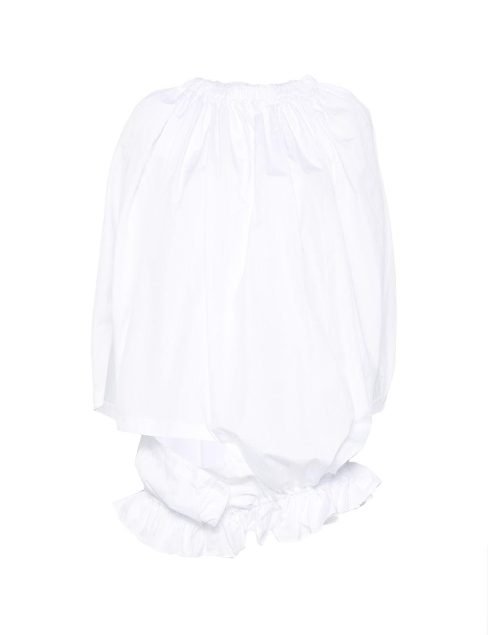 Camicia asimmetrica in bianco Comme Des Garçons - donna 