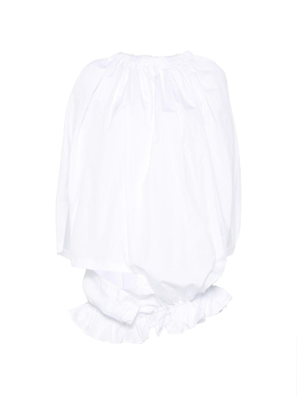 Camicia asimmetrica in bianco Comme Des Garçons - donna 
